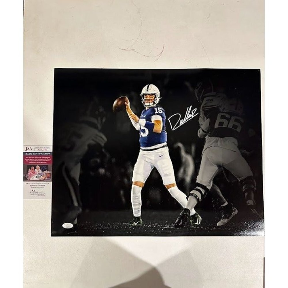 Drew Allar signed autographed Penn State Nittany Lions 16x20 Photo JSA